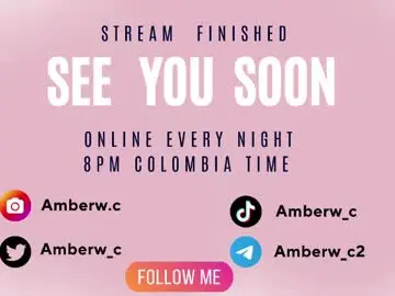 Chaturbate Best live sex cam show of amberw_c