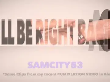 Chaturbate Best Webcam of samcity53
