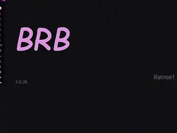 Chaturbate Free Live Porn of lilyrose1_